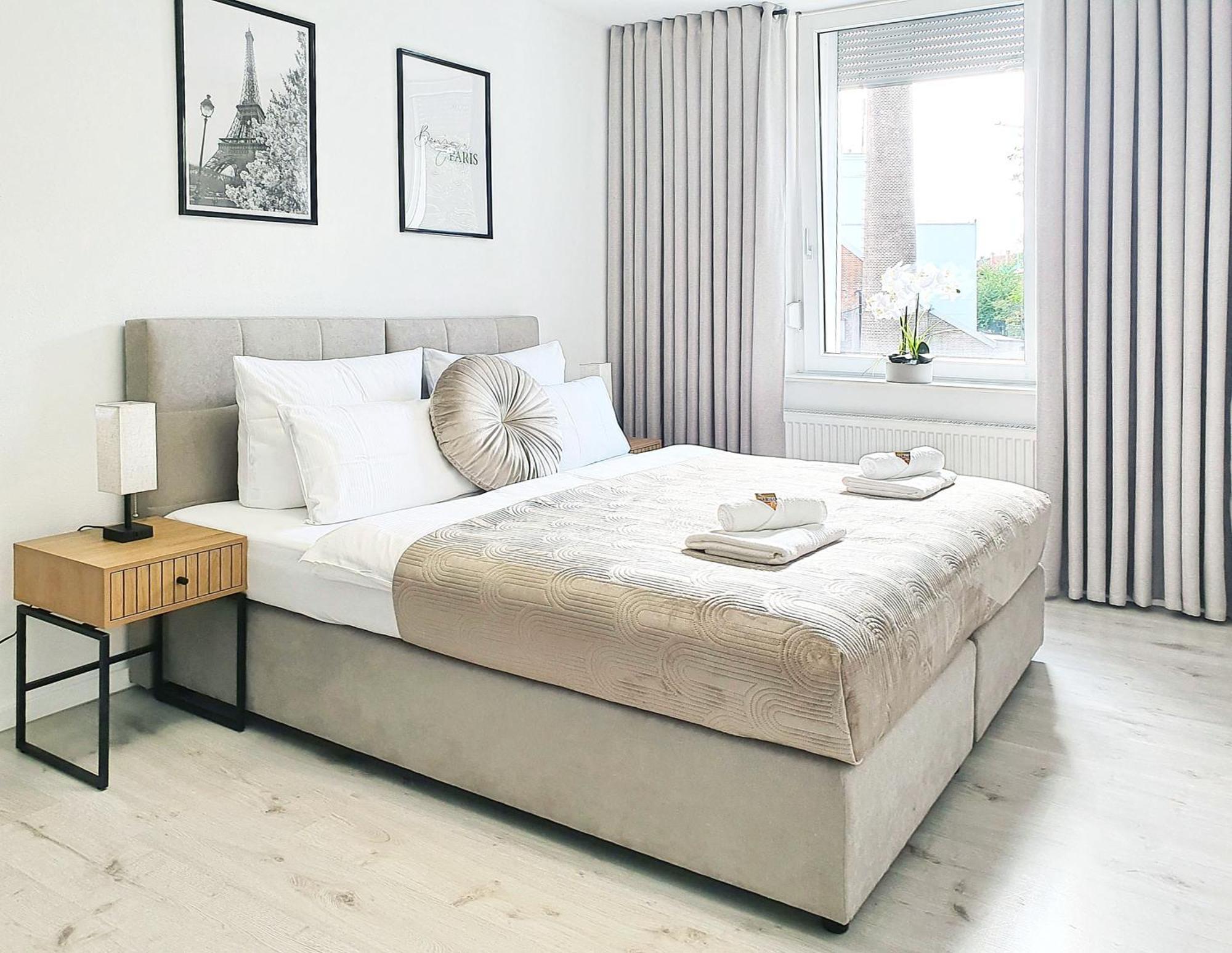 Livation - Apartments Hamm-Mitte - 2 Zi - Nespresso - Smarttv - Freewifi - Ausgestattete Kueche - 24H Check-In - Bis 4 Pers Pro Apartment Hamm  Buitenkant foto
